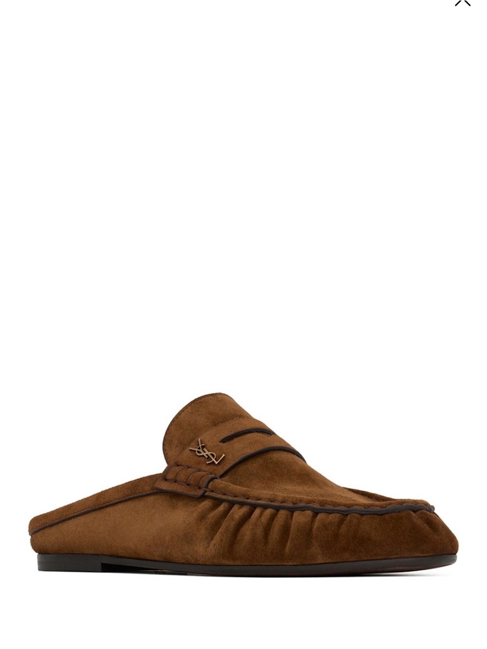 Saint Laurent Le Loafer 05 MOC Velvet Dark Havana sz 40 - Picture 3 of 11